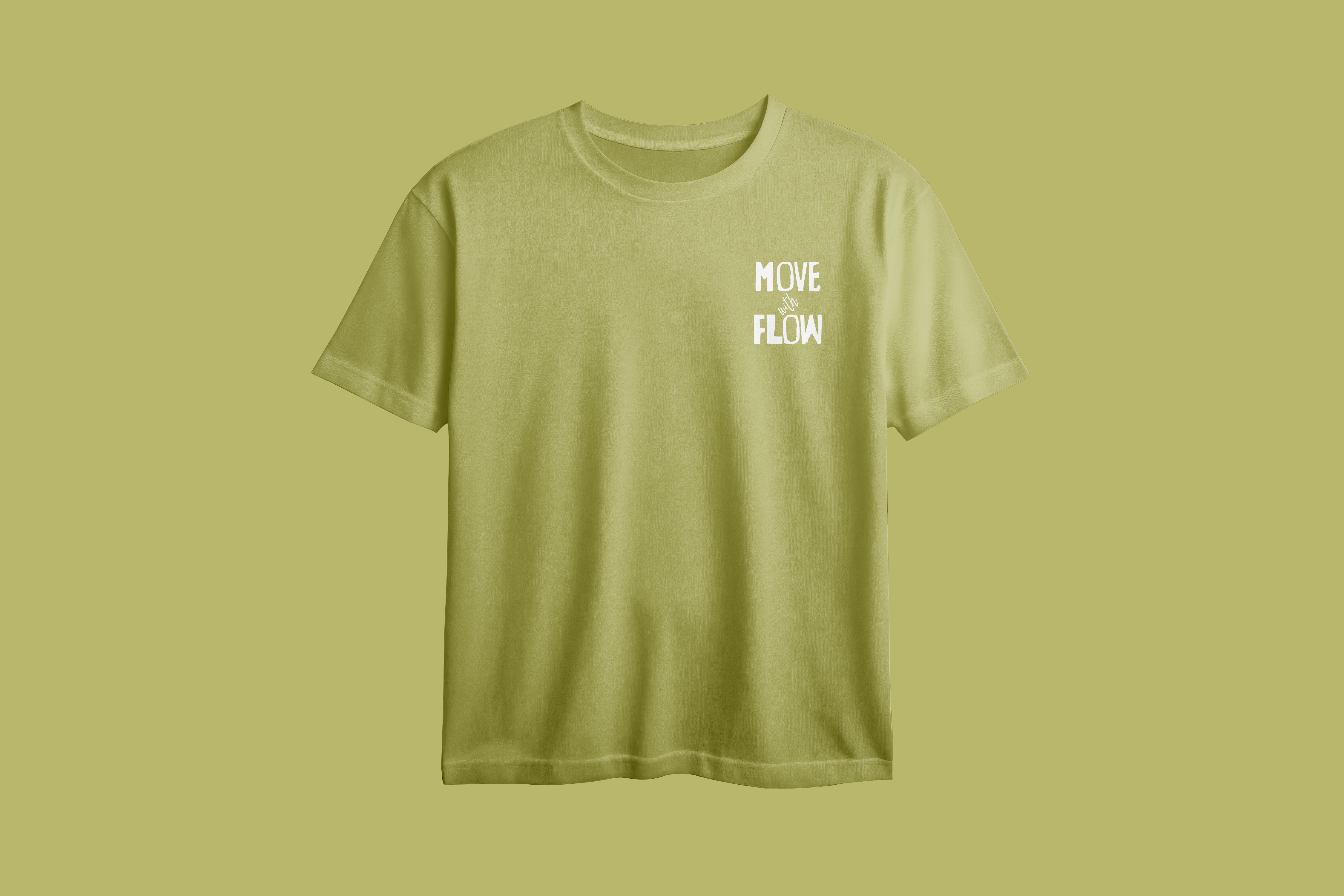 Move with Flow Printed Oversized Tee