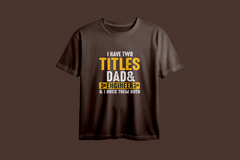 Engineer Dad Oversized Printed T-Shirt