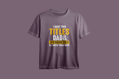 Engineer Dad Oversized Printed T-Shirt