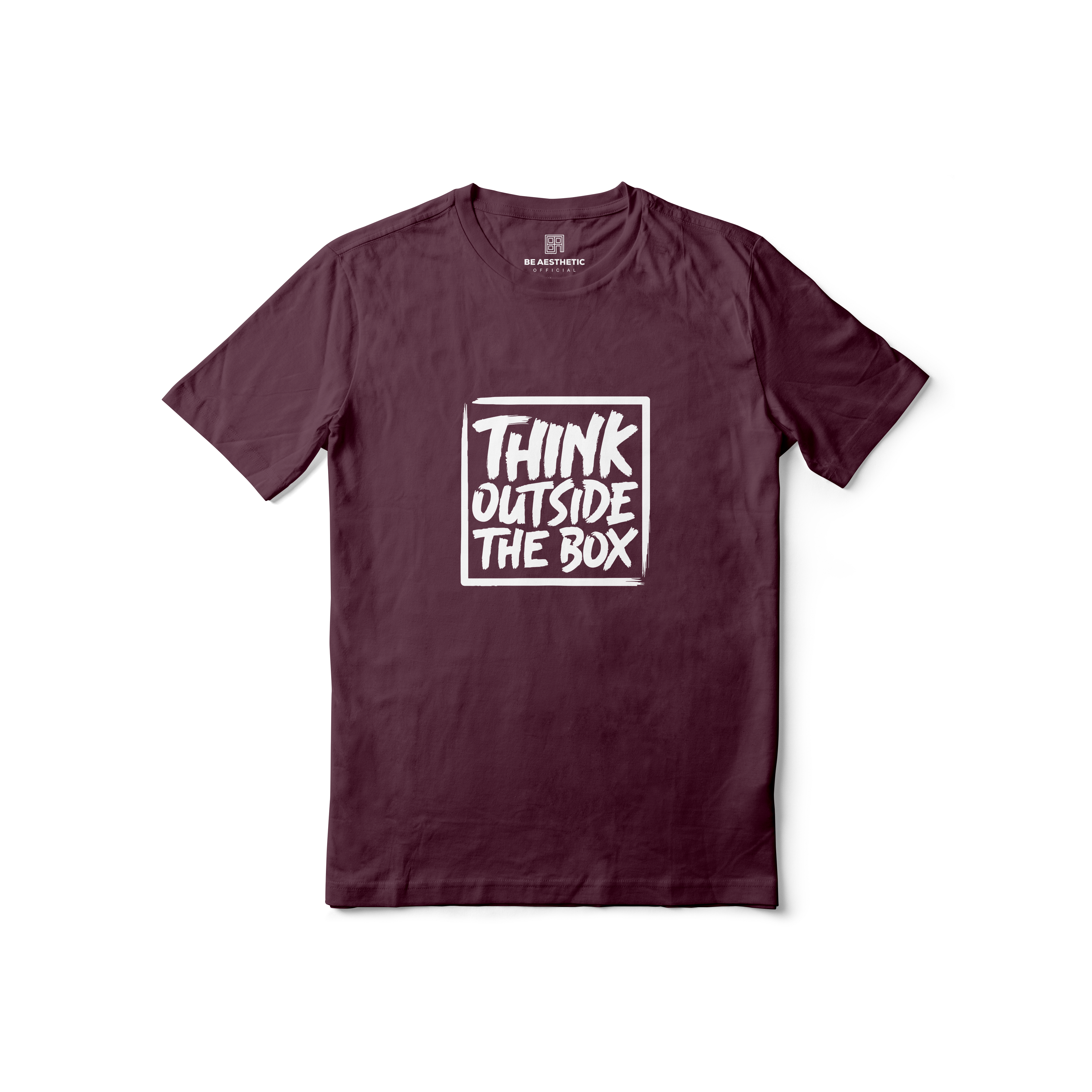 Think Outside The Box Regular Printed Tee