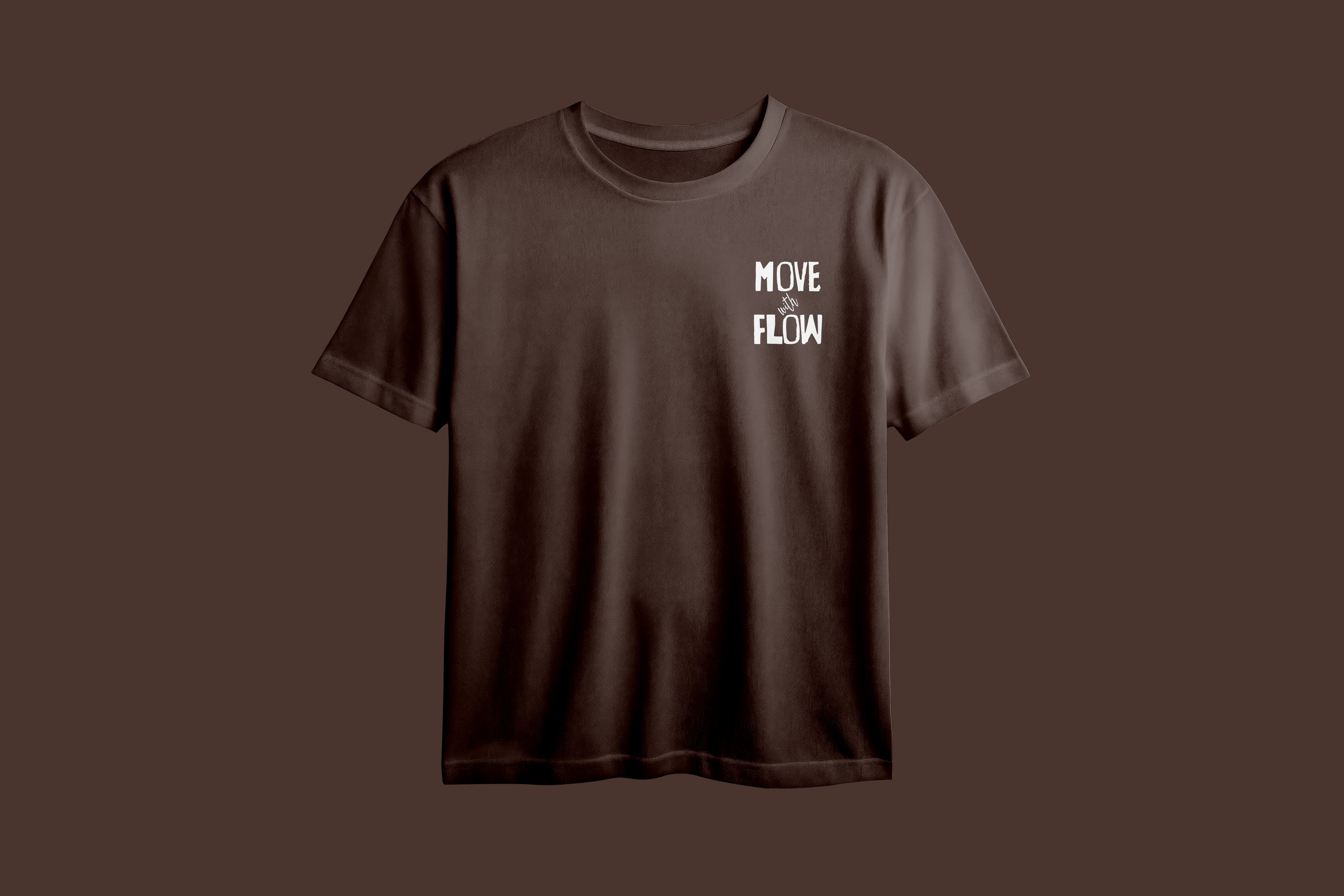 Move with Flow Printed Oversized Tee