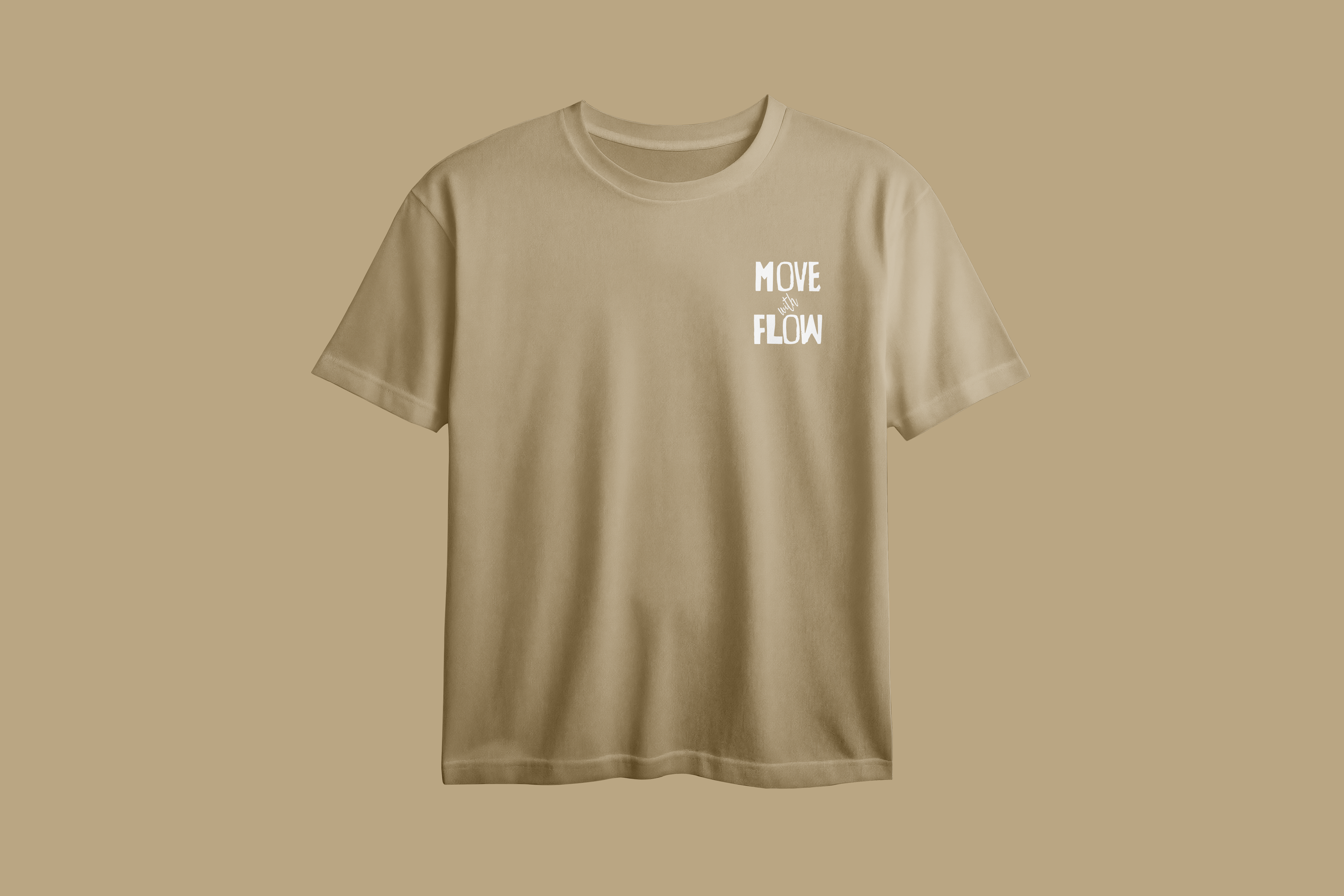 Move with Flow Printed Oversized Tee