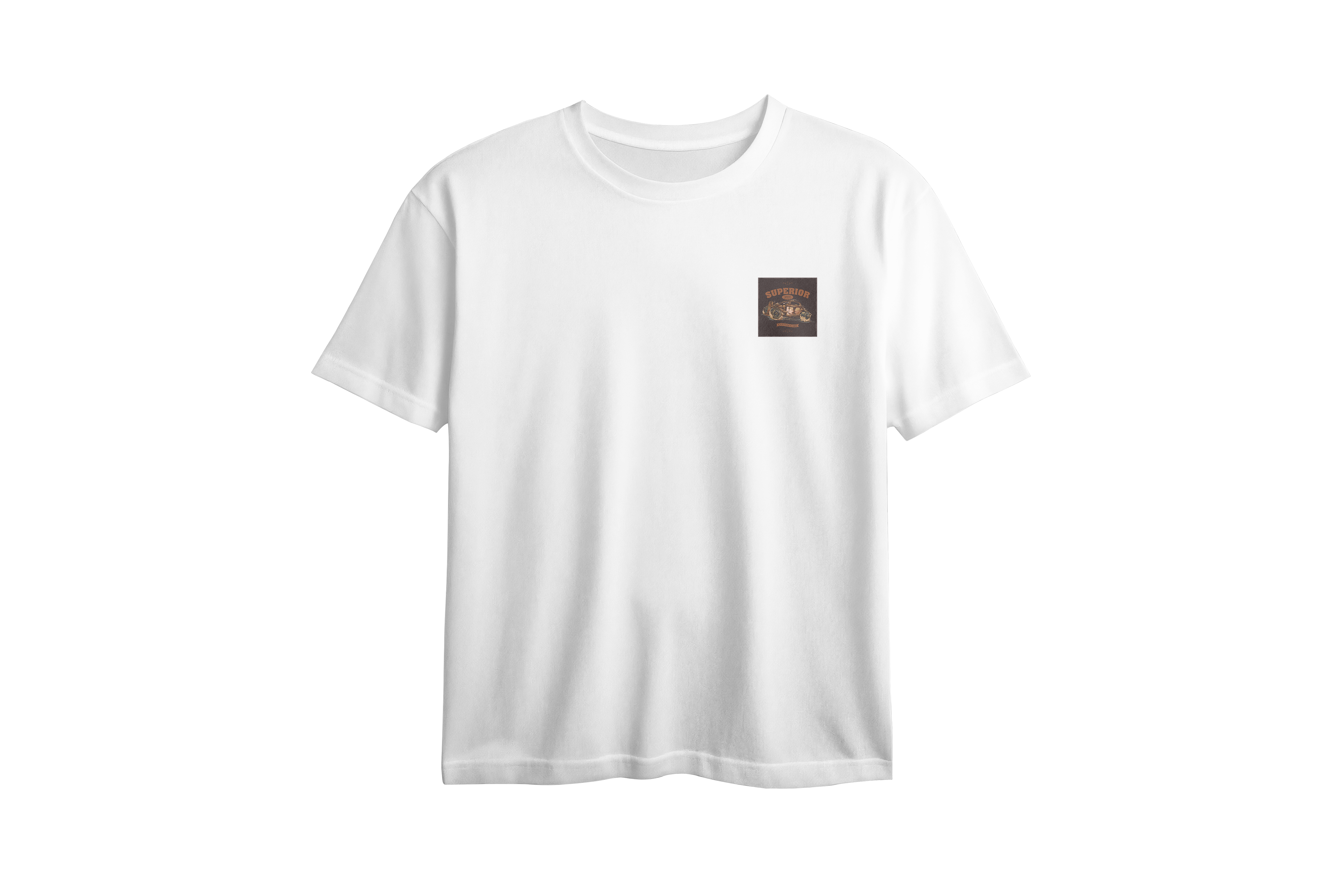 Superior Chest Printed Oversized Tee