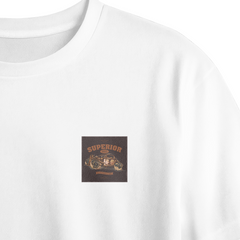 Superior Chest Printed Oversized Tee