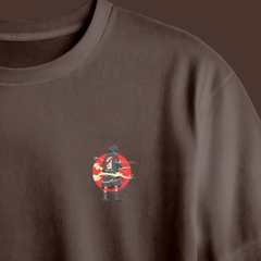 Rock is My Way Chest Printed Oversized Tee