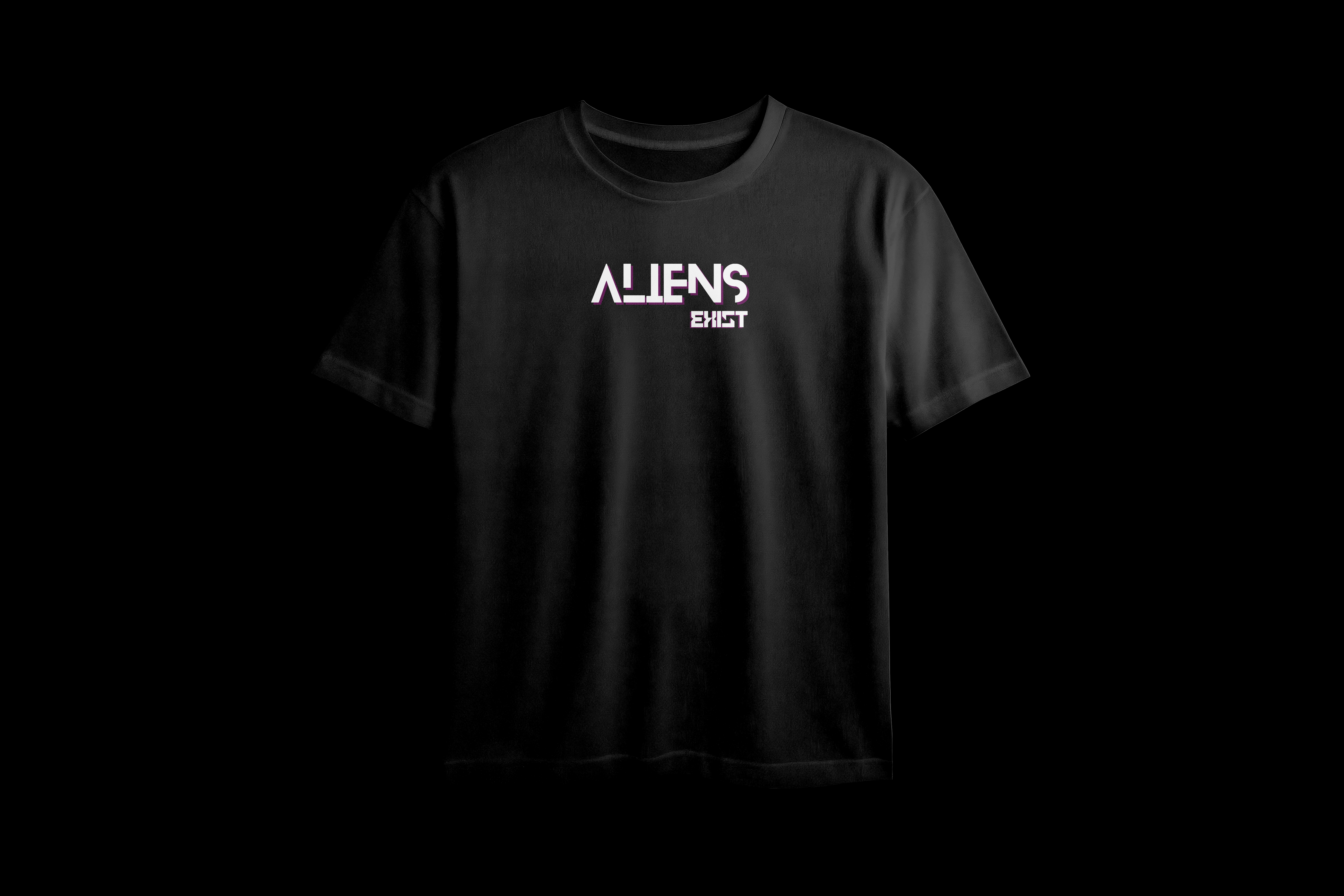 Aliens Exist Printed Oversized Tee