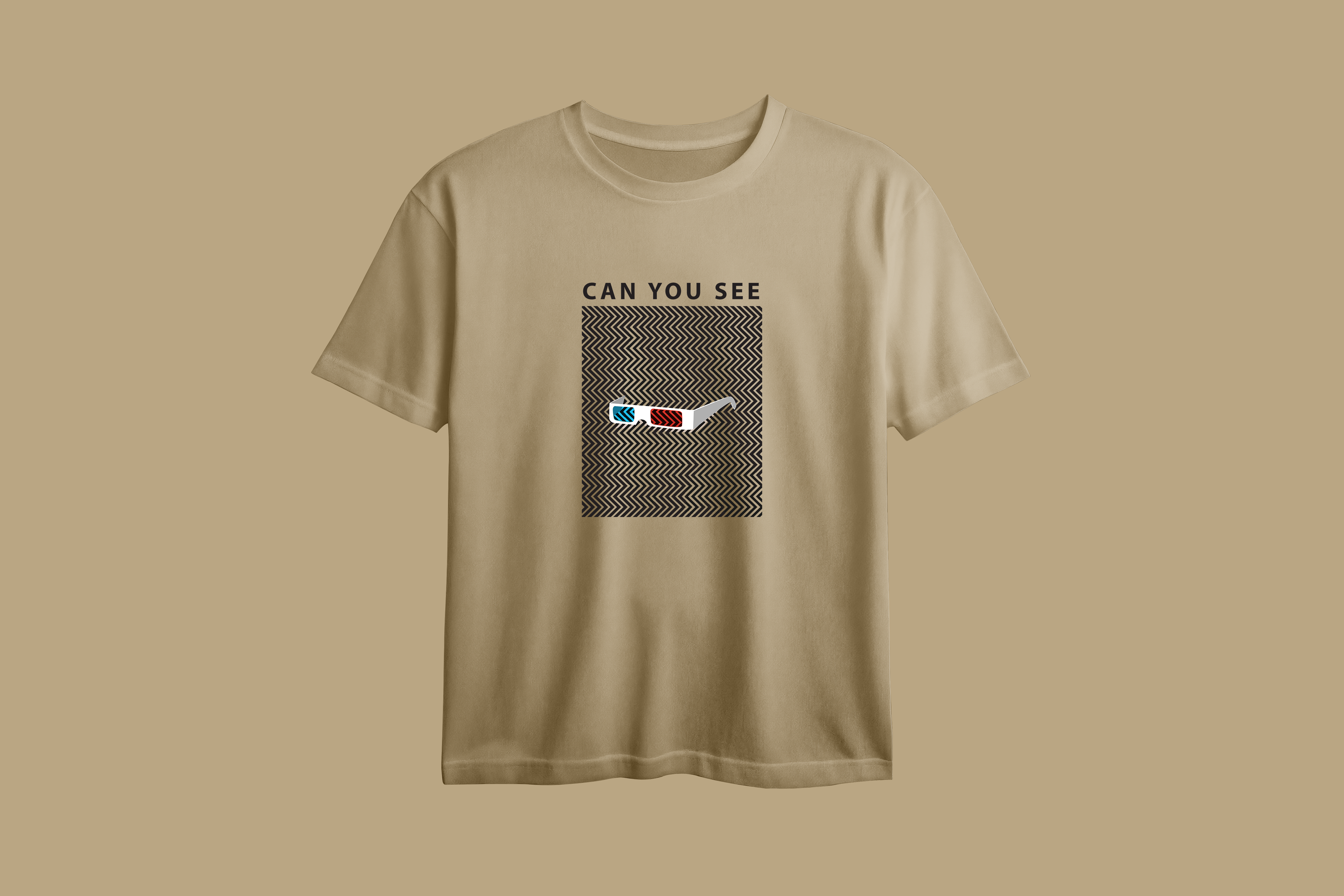 Can You See Printed Oversized Tee