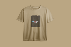 Can You See Printed Oversized Tee