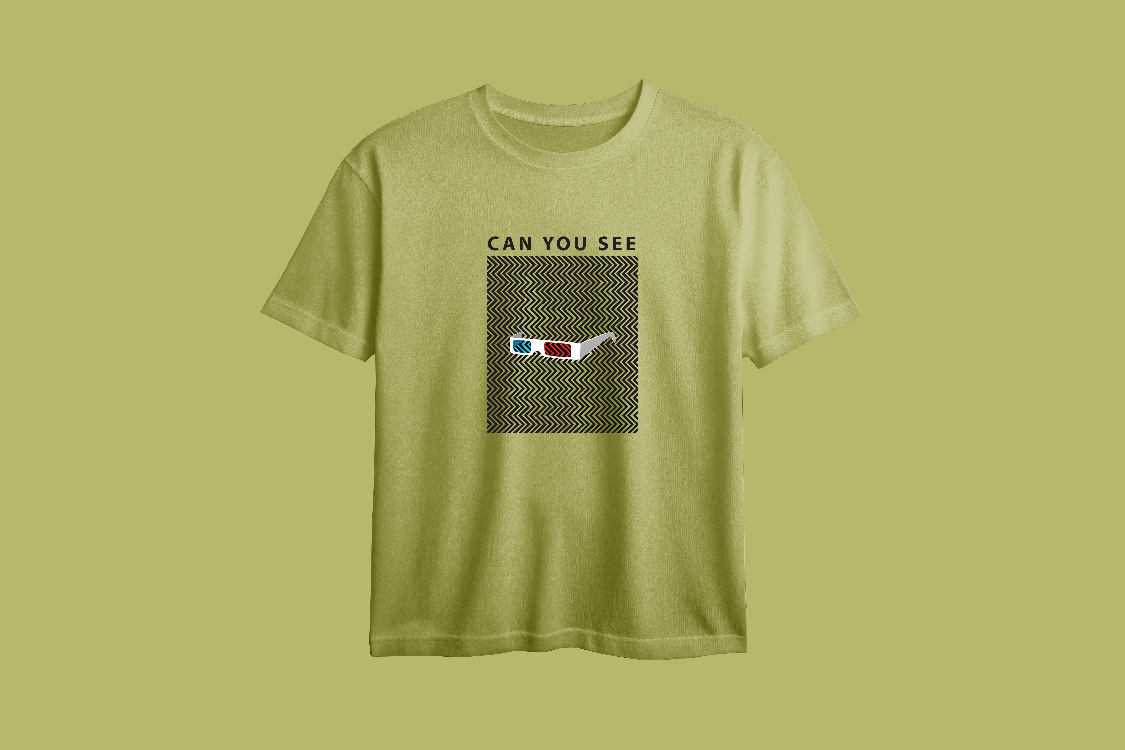 Can You See Printed Oversized Tee