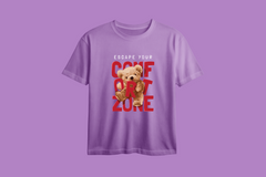 Escape your Comfort Zone Printed Oversized Tee
