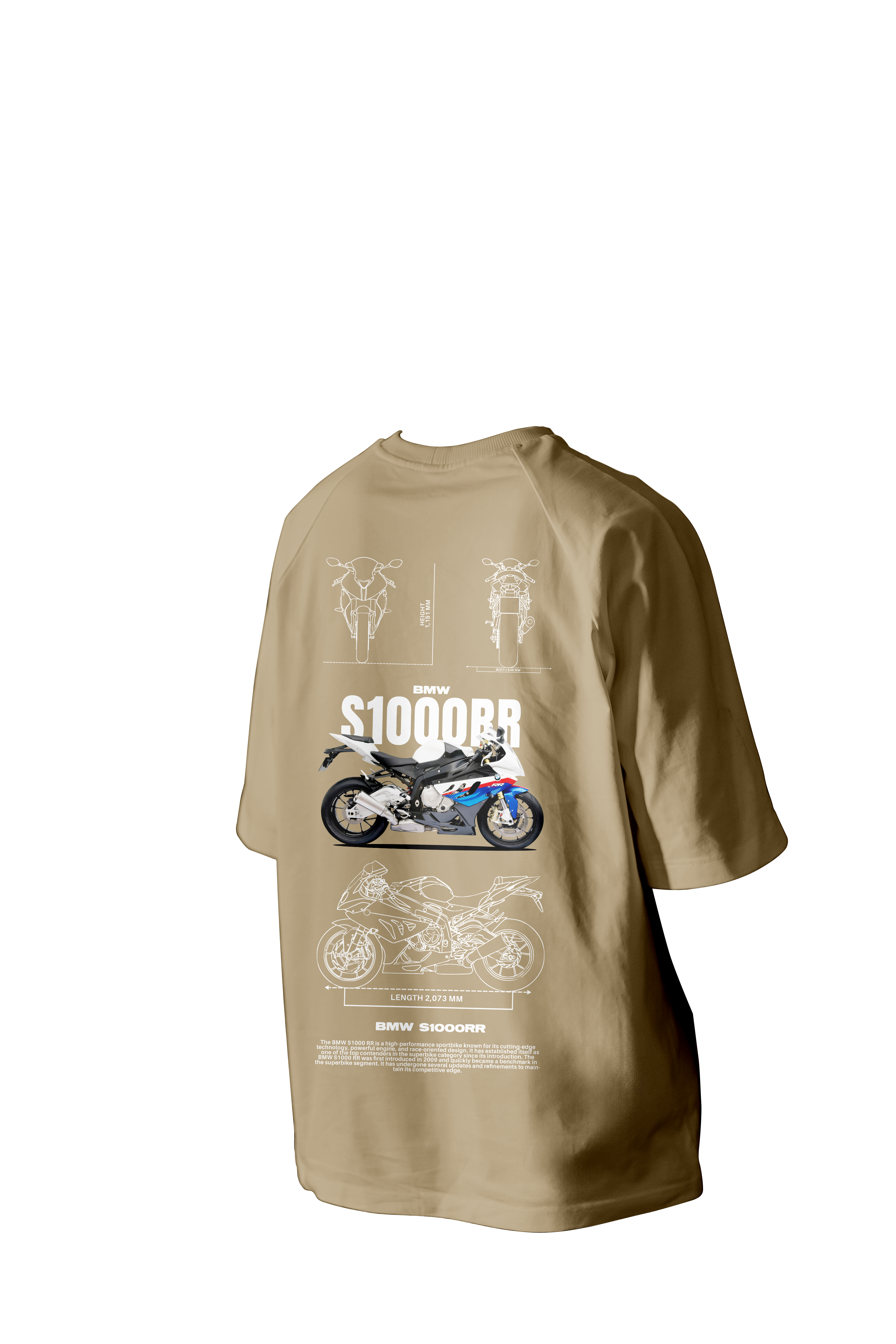 BMW S1000RR Printed Oversized Tee