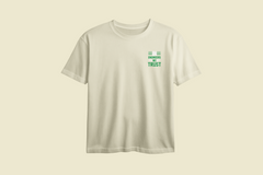 In Engineers We Trust Oversized Chest Printed T-Shirt