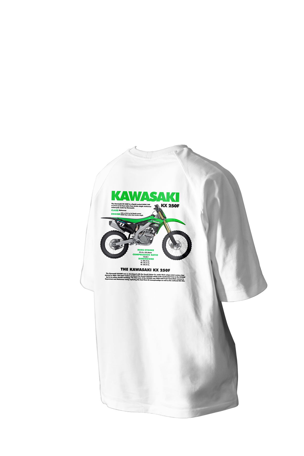 KAWASAKI KX 250F Printed Oversized Tee