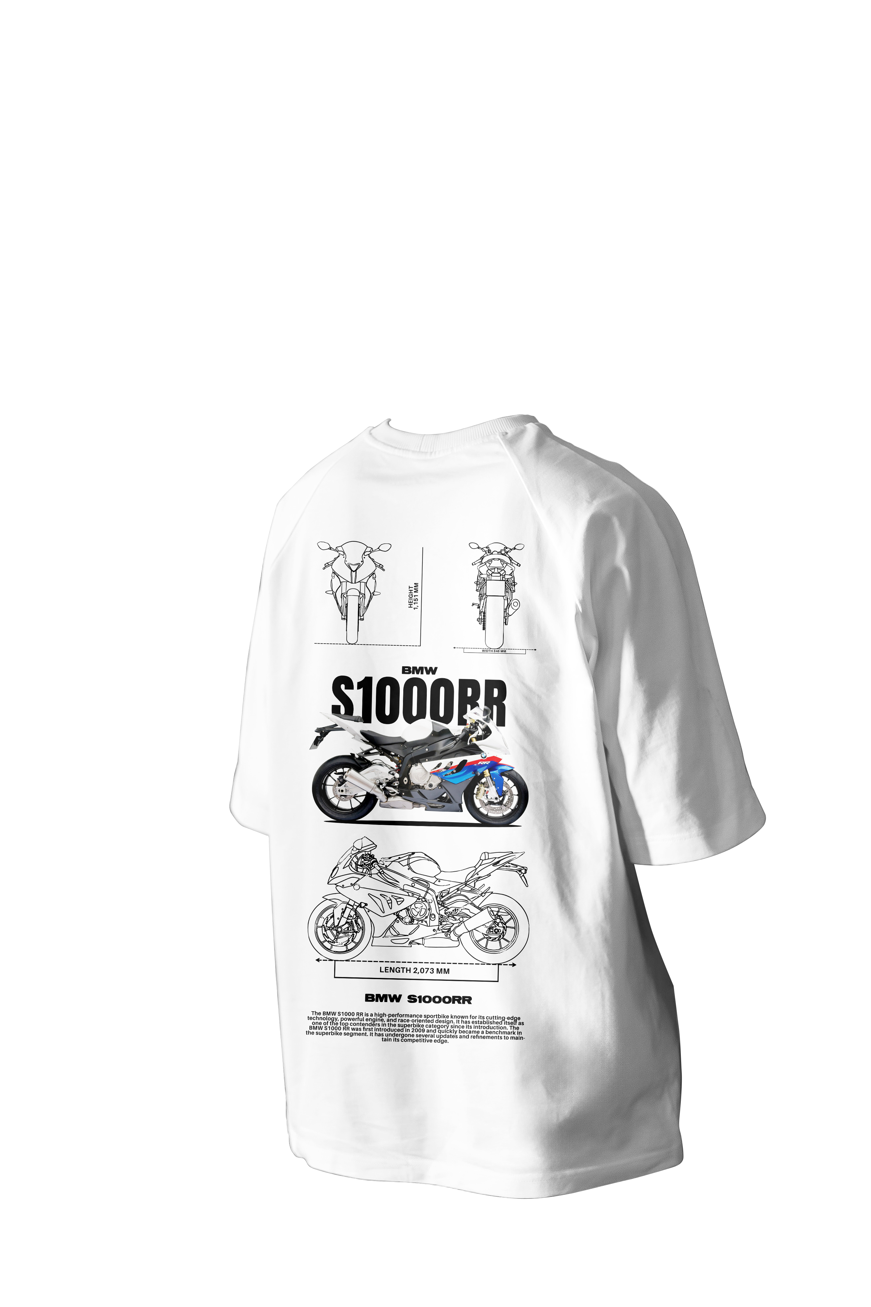 BMW S1000RR Printed Oversized Tee