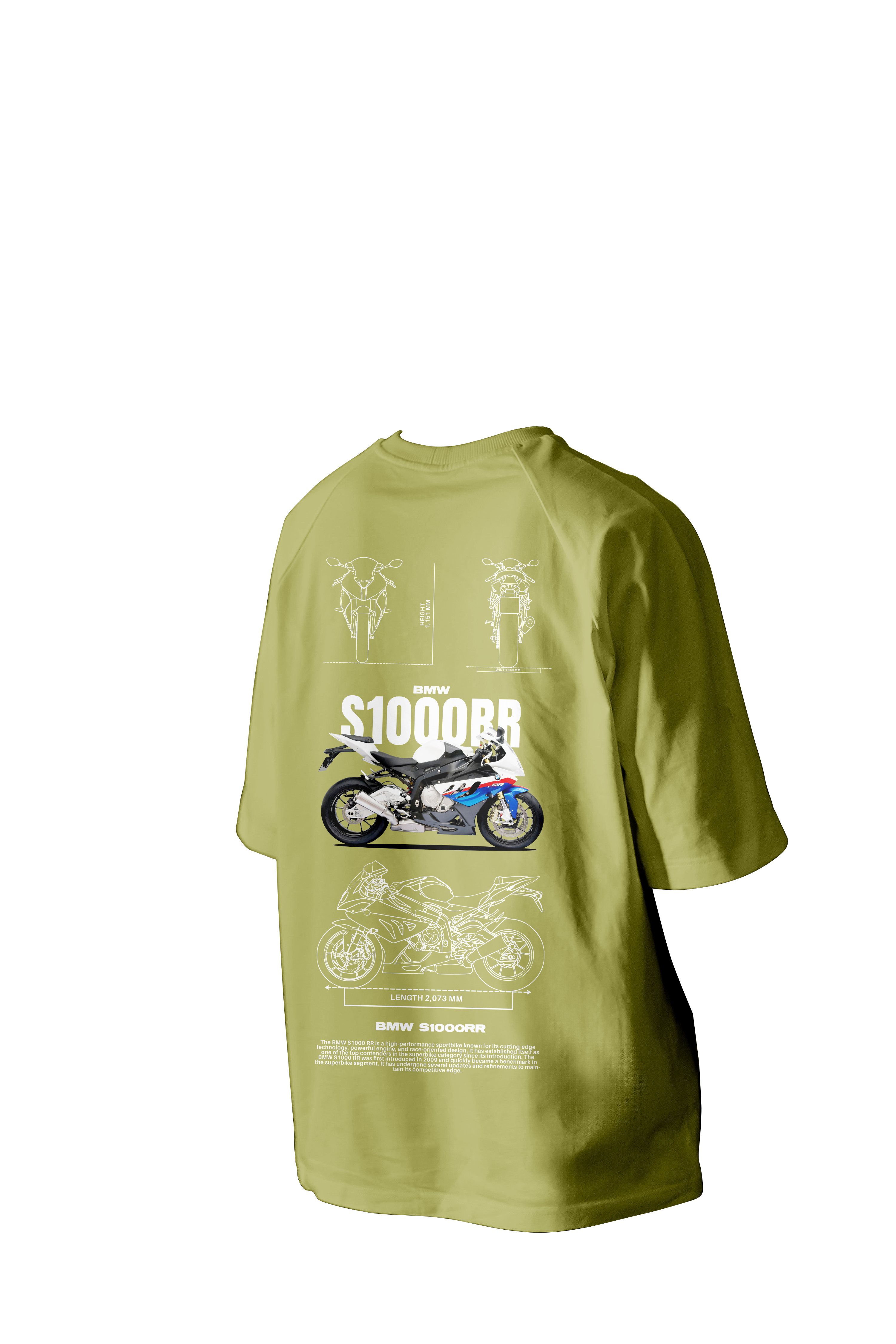 BMW S1000RR Printed Oversized Tee