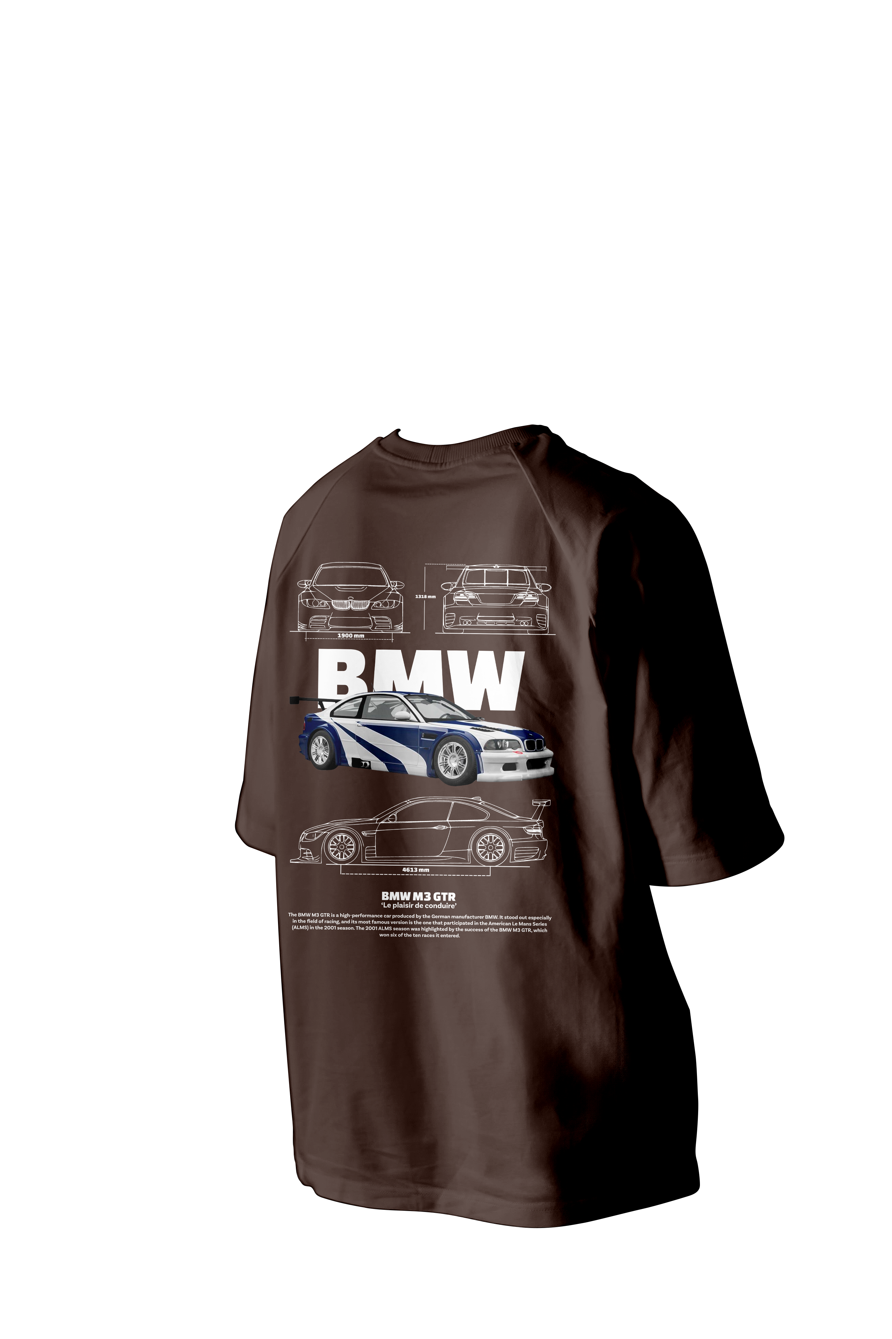 BMW M3 GTR Printed Oversized Tee