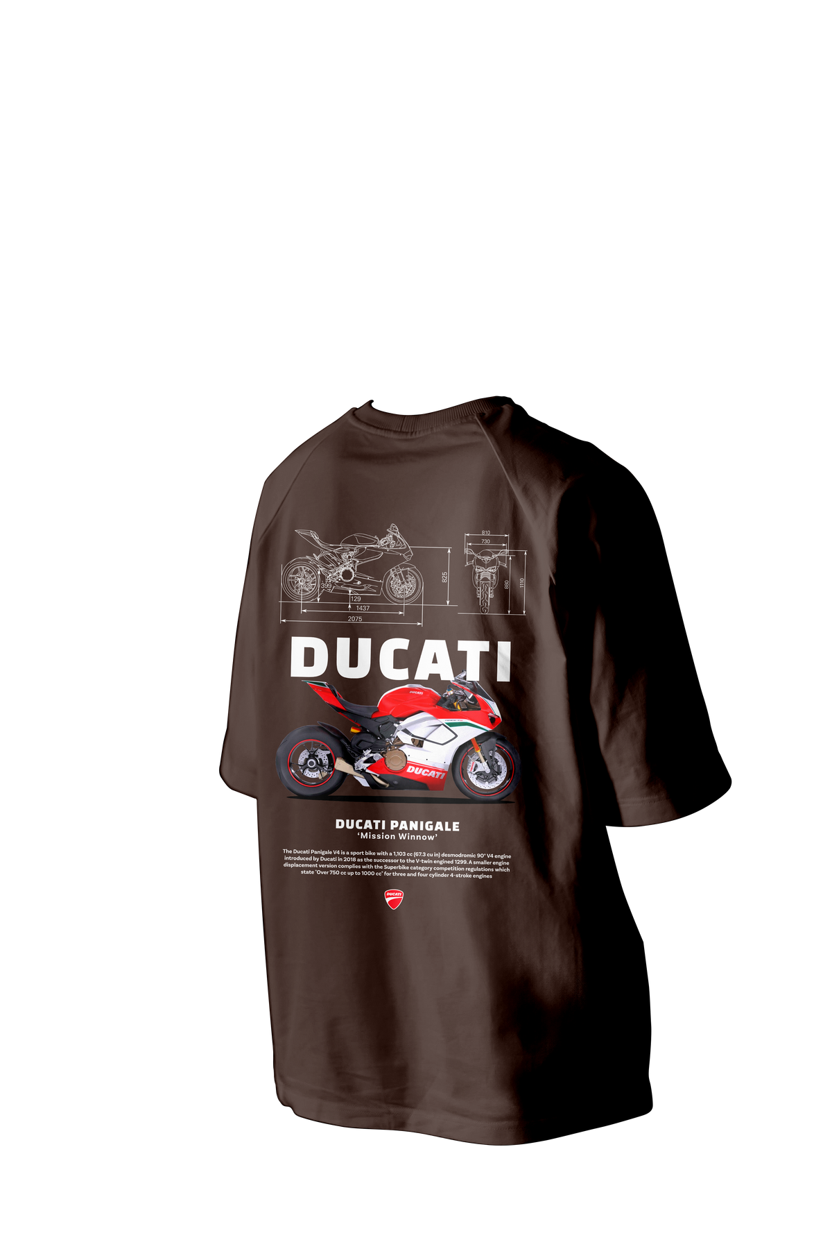 Ducati Panigale Printed Oversized Tee