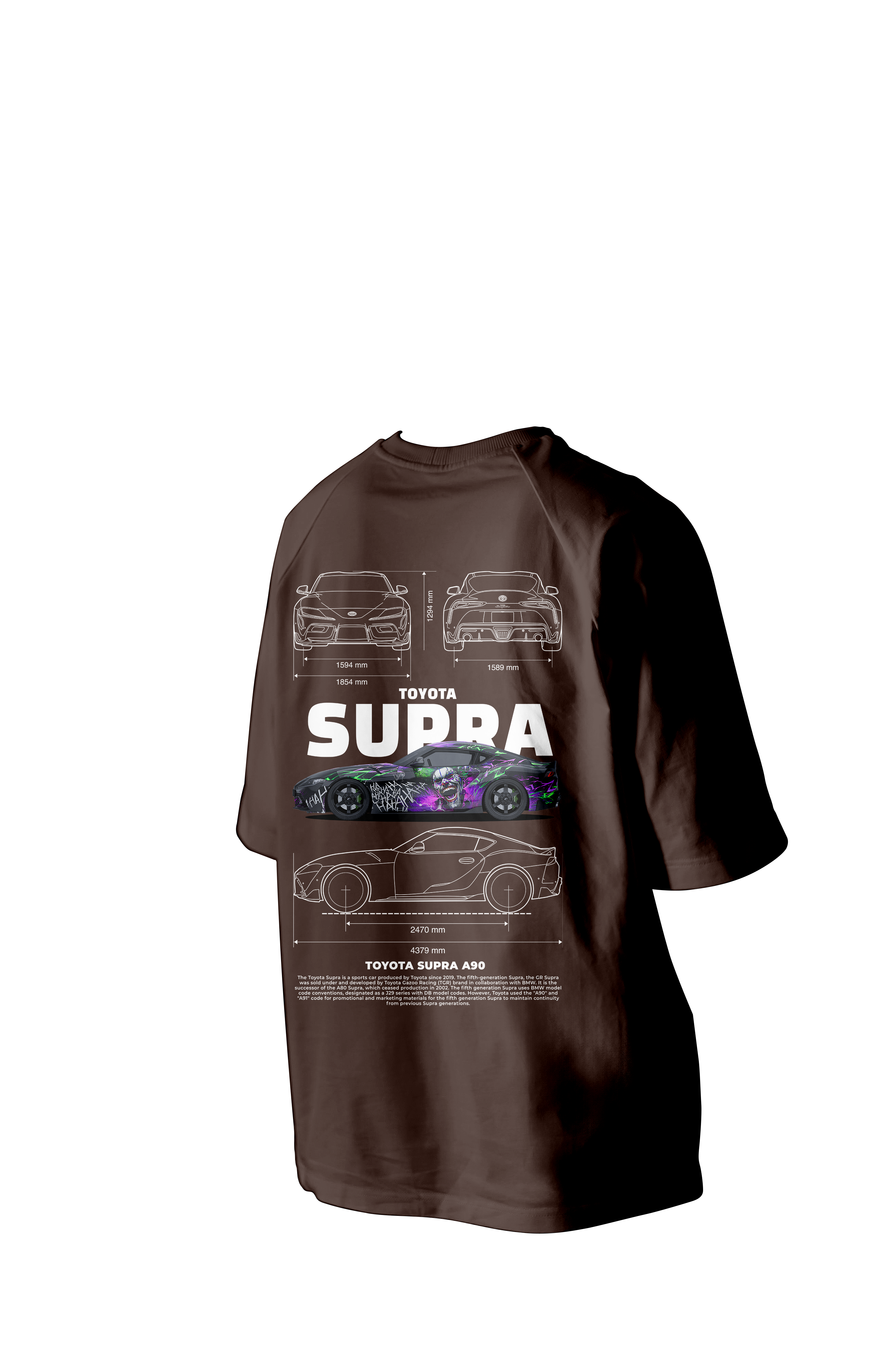 Supra A90 Printed Oversize Tee